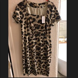 Banana Republic leopard print dress